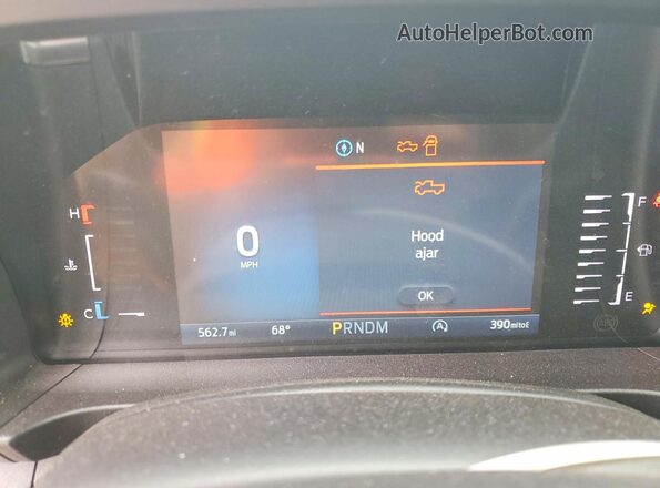 1FTER4HH3SLE58629 2025 FORD RANG Black Widok zestawu wskaźników