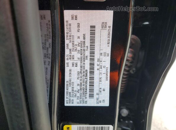 1FTER4HH3SLE58629 2025 FORD RANG Black Widok komory silnika