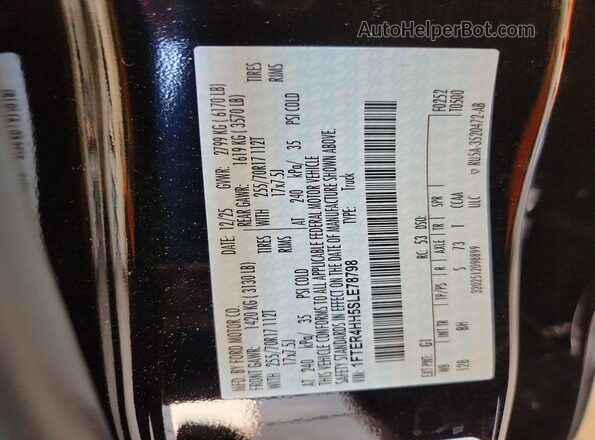 1FTER4HH5SLE78798 2025 FORD RANGER Черный Вид подкапотного пространства