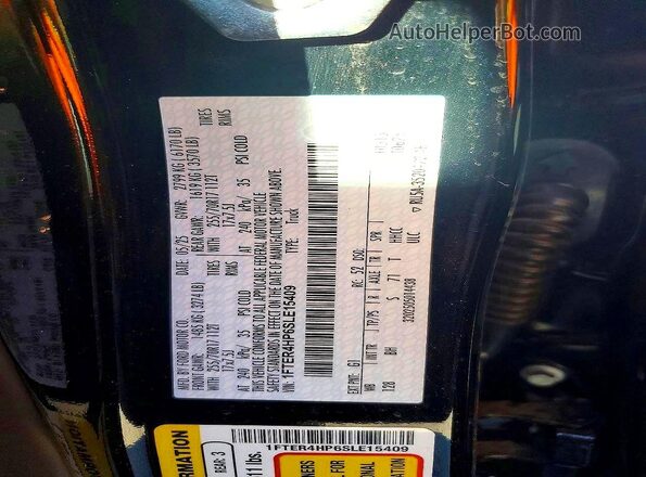 1FTER4HP6SLE15409 2025 FORD RANG Черный Вид подкапотного пространства