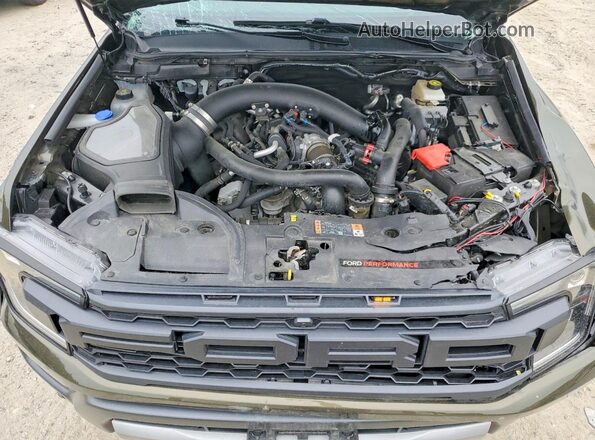 1FTER4LR4RLE63980 2024 FORD RANGER Зеленый Вид задней части салона