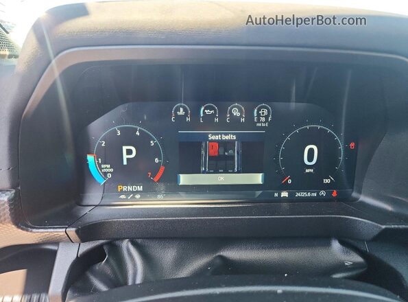 1FTER4LR8RLE22784 2024 FORD RANGER White Widok zestawu wskaźników