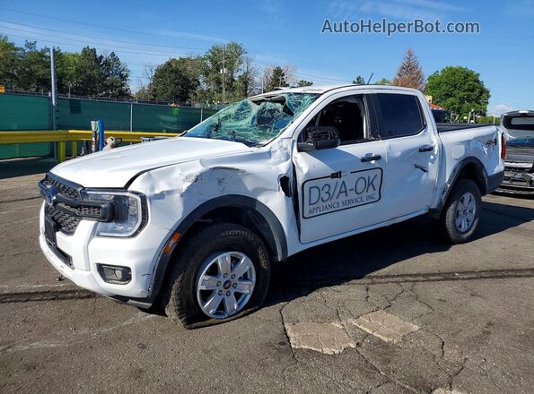 1FTER4PH2SLE55707 2025 FORD RANGER White წინა მარცხენა ხედი სამი მეოთხედიდან