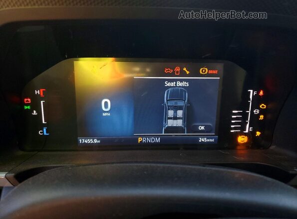 1FTER4PH3RLE52051 2024 FORD RANGER Gray Widok zestawu wskaźników