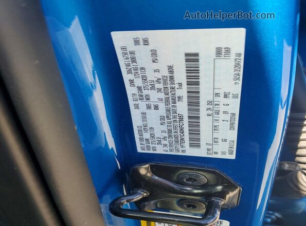 1FTEW1C40KFC78857 2019 FORD F150 Синий Вид подкапотного пространства