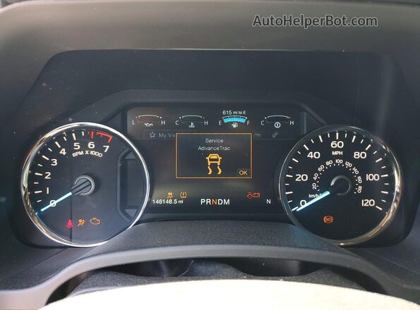 1FTEW1C46KFC01149 2019 FORD F150 Черный Вид щитка приборов