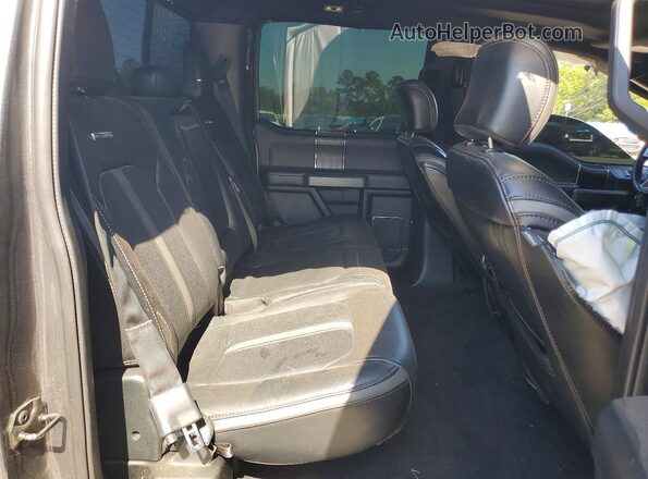 1FTEW1C49LFC51657 2020 FORD F150 Gray Widok tylnych siedzeń