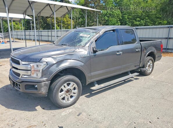 1FTEW1C49LFC51657 2020 FORD F150 Gray Przód lewy