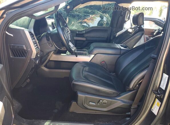 1FTEW1C49LFC51657 2020 FORD F150 Gray Widok wnętrza z przodu