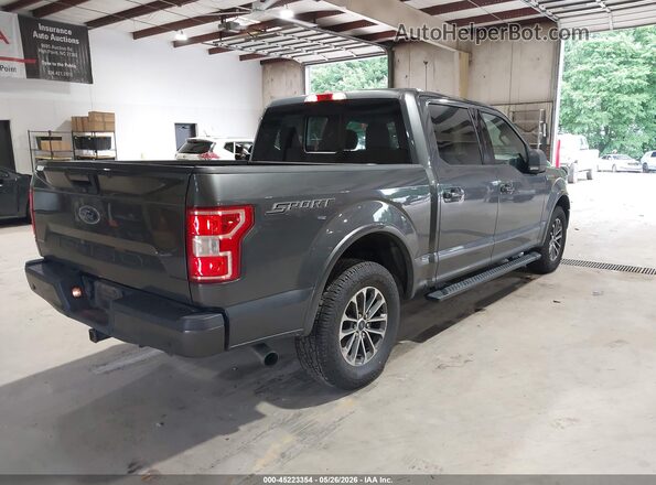 1FTEW1C50JFE73431 2018 FORD F150 Серый Задняя правая четверть