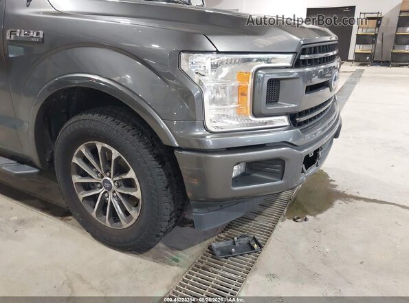 1FTEW1C50JFE73431 2018 FORD F150 Серый Вид спереди