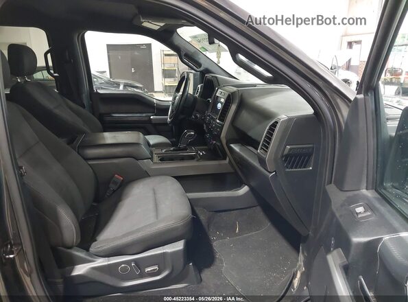 1FTEW1C50JFE73431 2018 FORD F150 Серый Вид салона спереди