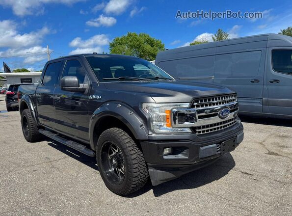 1FTEW1C52JKC27780 2018 FORD F150 Gray Przód lewy