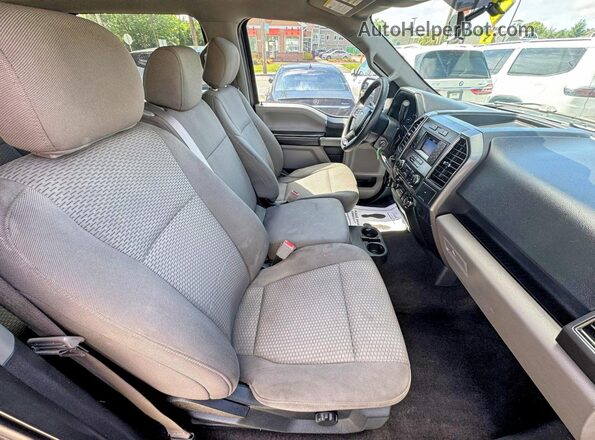 1FTEW1C52JKC27780 2018 FORD F150 Gray Widok z przodu