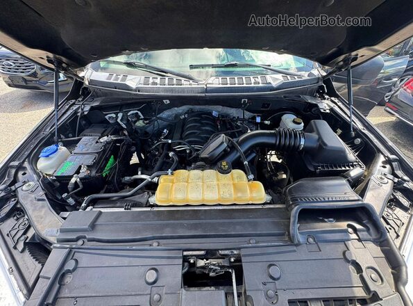 1FTEW1C52JKC27780 2018 FORD F150 Gray Widok wnętrza z przodu