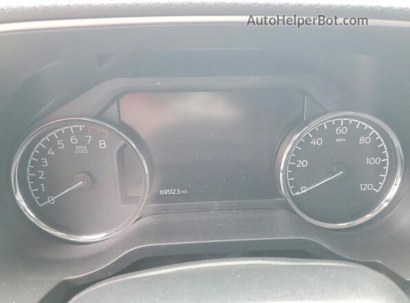 1FTEW1C55NFA26731 2022 FORD F150 Черный Вид щитка приборов