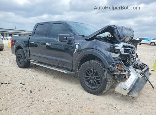 1FTEW1C55NFA26731 2022 FORD F150 Черный Передняя правая четверть