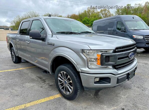 1FTEW1C57LFB84422 2020 FORD F150 Silver Передня права чверть