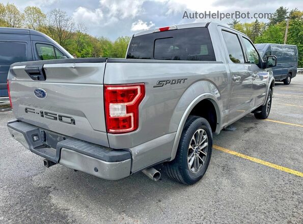 1FTEW1C57LFB84422 2020 FORD F150 Silver Задня права чверть