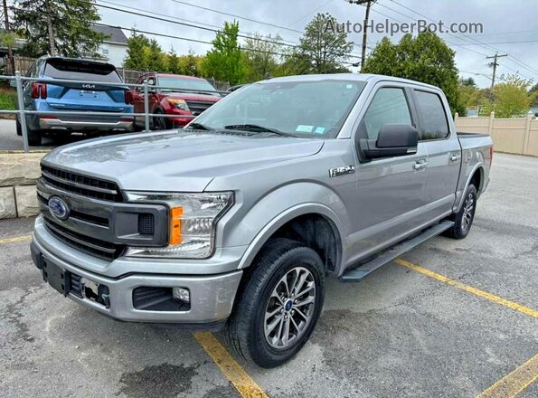 1FTEW1C57LFB84422 2020 FORD F150 Silver Передня ліва чверть