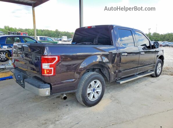 1FTEW1C58KFA67463 2019 FORD F150 Brown Trasero derecho