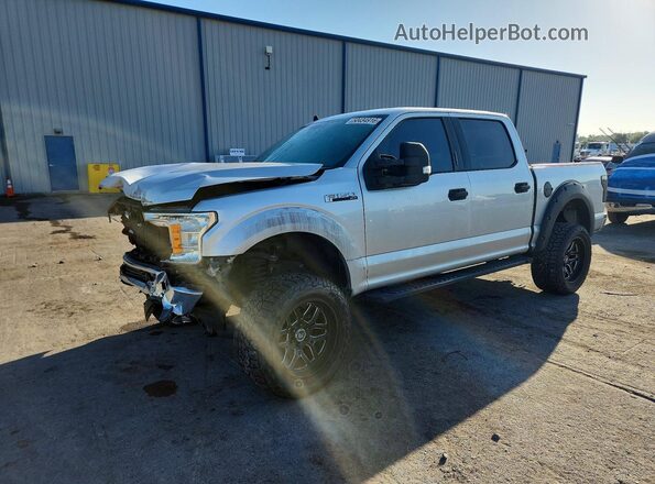 1FTEW1C5XKFB18946 2019 FORD F150 Серебряный Передняя левая четверть