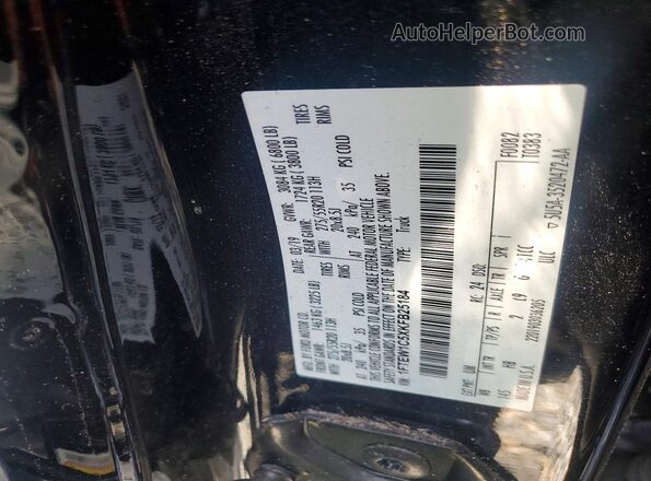 1FTEW1C5XKFB25184 2019 FORD F150 Black Widok naklejki z numerem VIN