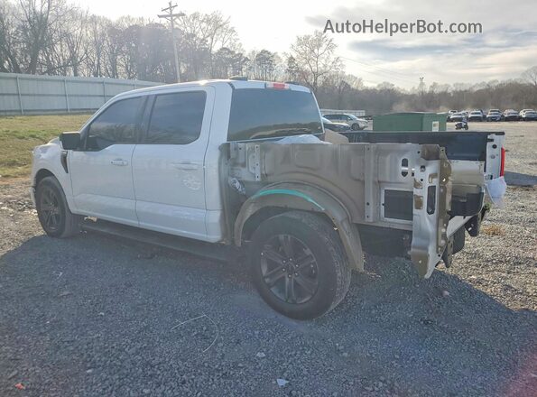 1FTEW1C5XPFC48345 2023 FORD F150 White Trasero izquierdo