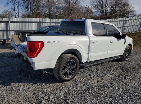 1FTEW1C5XPFC48345 2023 FORD F150 White Trasero derecho
