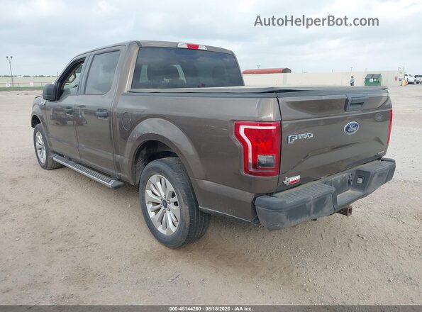 1FTEW1C80GKF45366 2016 FORD F150 Brown უკანა მარცხენა