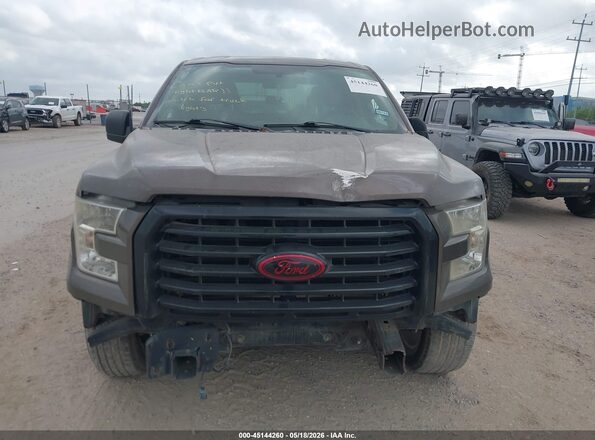 1FTEW1C80GKF45366 2016 FORD F150 Brown უკანა სალონის ხედი