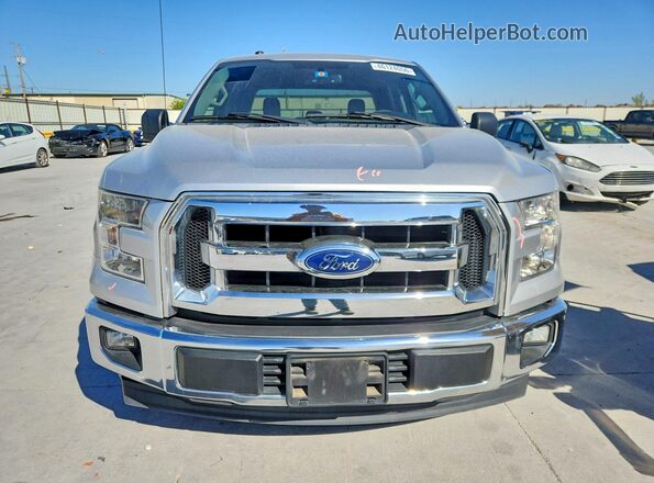 1FTEW1C80HFB82125 2017 FORD F150 Silver Front view