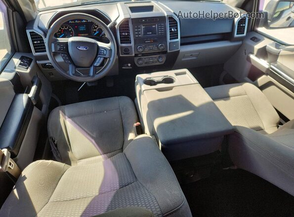 1FTEW1C80HFB82125 2017 FORD F150 Silver Dashboard view