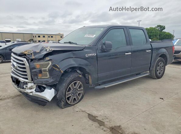 1FTEW1C83GKD02490 2016 FORD F150 Черный Передняя левая четверть