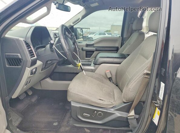1FTEW1C83GKD02490 2016 FORD F150 Черный Вид салона спереди