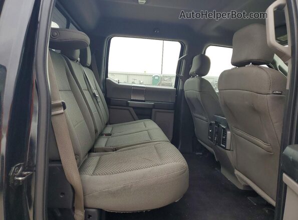 1FTEW1C83GKD02490 2016 FORD F150 Черный Вид задних сидений