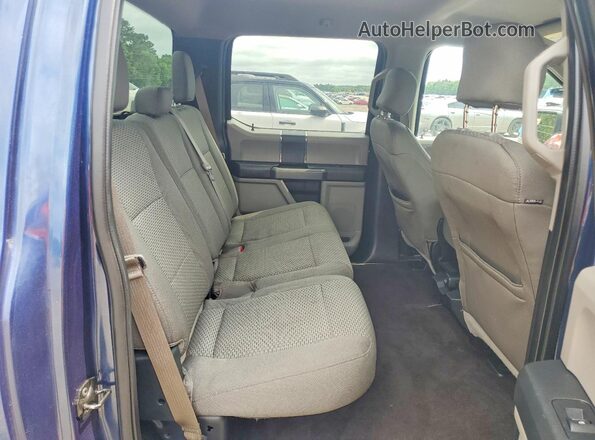 1FTEW1C83GKD79585 2016 FORD F150 Blue Հետևի նստատեղերի տեսք