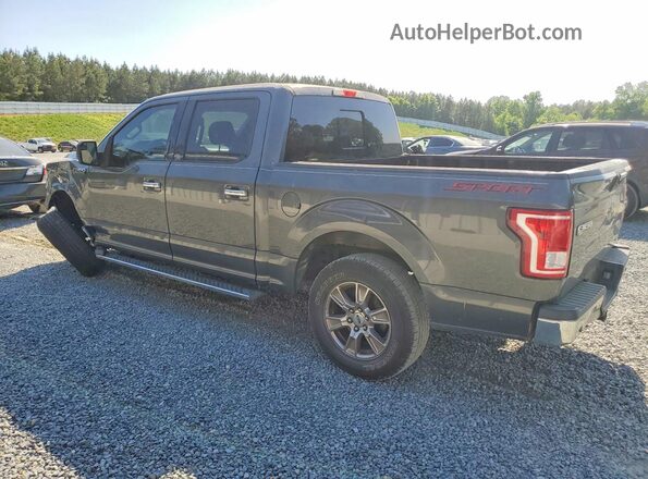 1FTEW1C85GFA89471 2016 FORD F150 Black Tył lewy