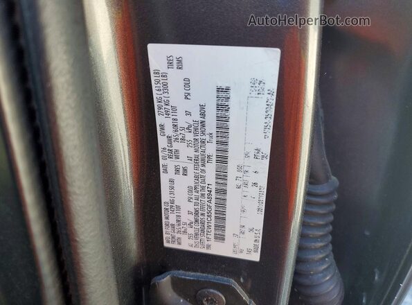 1FTEW1C85GFA89471 2016 FORD F150 Black Widok komory silnika