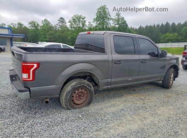 1FTEW1C85HKD45357 2017 FORD F150 Угольный Задняя правая четверть