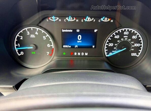 1FTEW1C86PKD23334 2023 FORD F150 Gray Սարքավորումների վահանակի տեսք