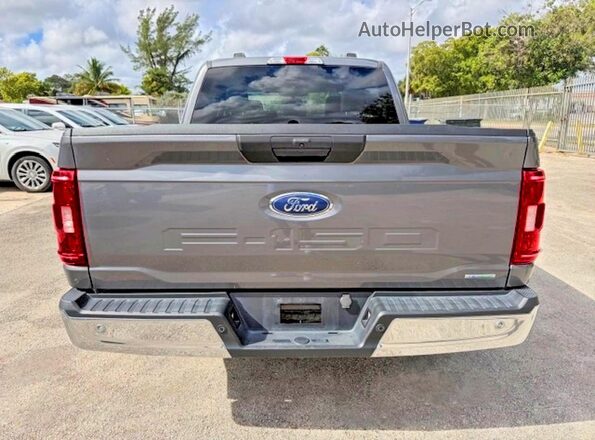 1FTEW1C86PKD23334 2023 FORD F150 Gray Հետևի տեսք
