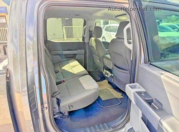 1FTEW1C86PKD23334 2023 FORD F150 Gray Սալոնի հետևի տեսք