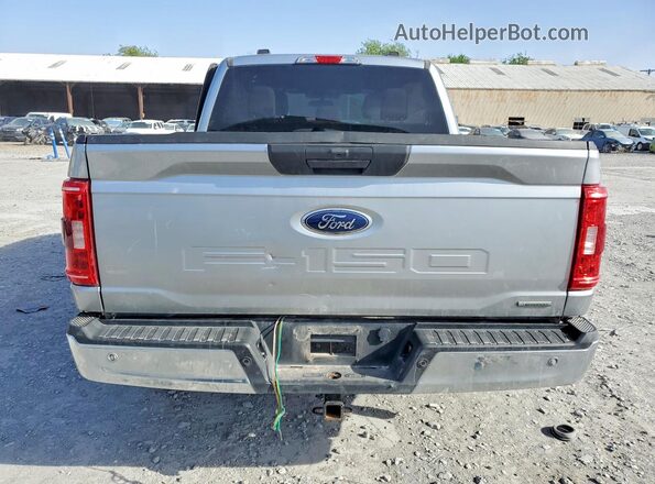 1FTEW1C89PFA25515 2023 FORD F150 Серебряный Вид сзади