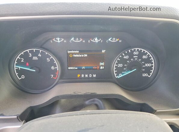 1FTEW1C89PFA25515 2023 FORD F150 Серебряный Вид щитка приборов