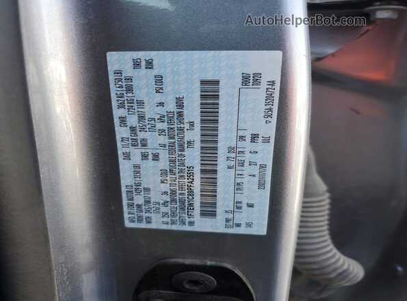 1FTEW1C89PFA25515 2023 FORD F150 Серебряный Вид подкапотного пространства