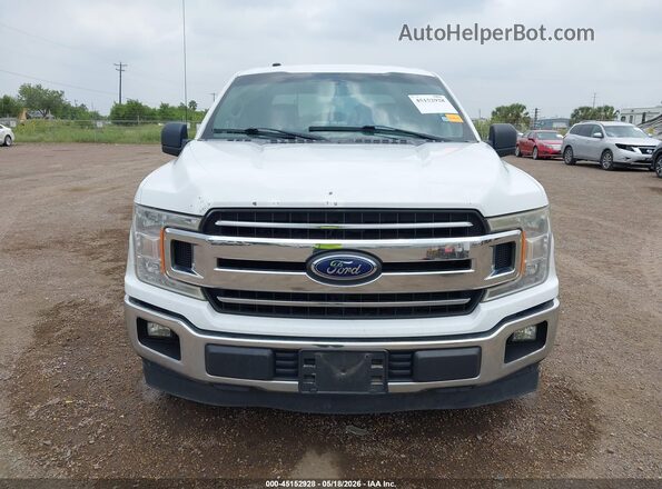 1FTEW1CB3JFA07532 2018 FORD F150 Белый Вид задней части салона