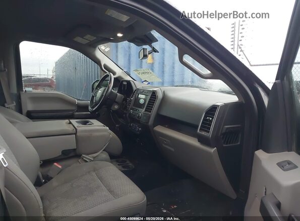 1FTEW1CB4KKE13375 2019 FORD F150 Black Widok wnętrza z przodu