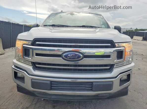 1FTEW1CB8JKD00592 2018 FORD F150 Silver Front view