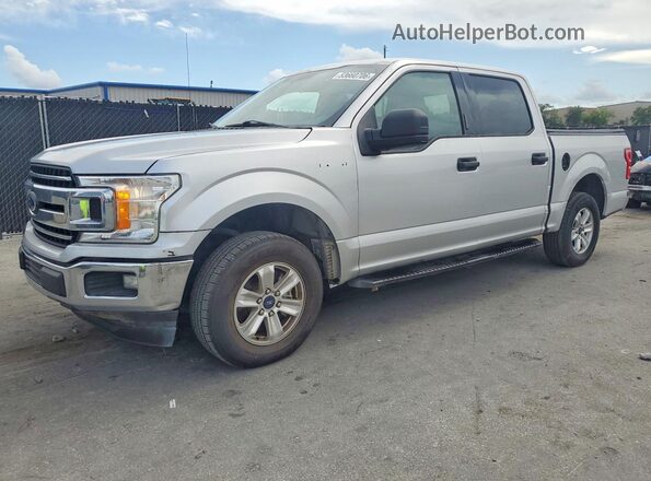 1FTEW1CB8JKD00592 2018 FORD F150 Silver Front left